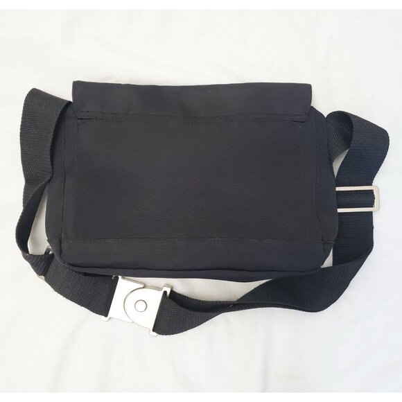 GAMA-GO Womens Messenger Bag Black Flowers and Birds Embroidery - Picture 9 of 13